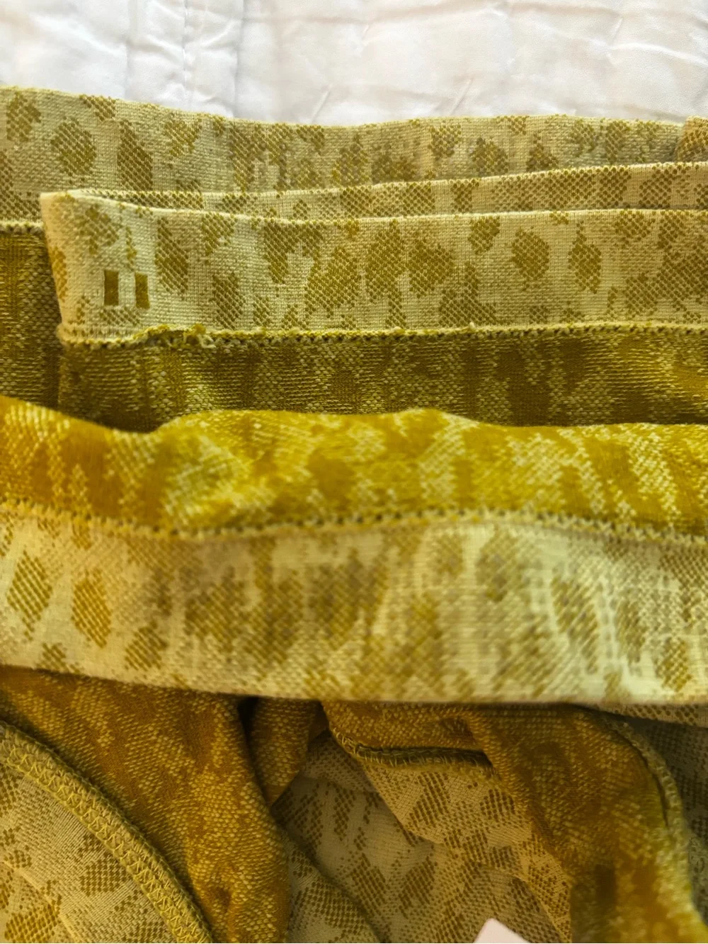 Athleta Yellow Patterned Racerback Tank - Picture 4 of 4